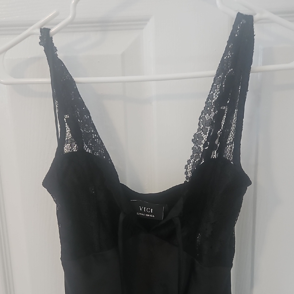 Vici Midnight Lace Slip